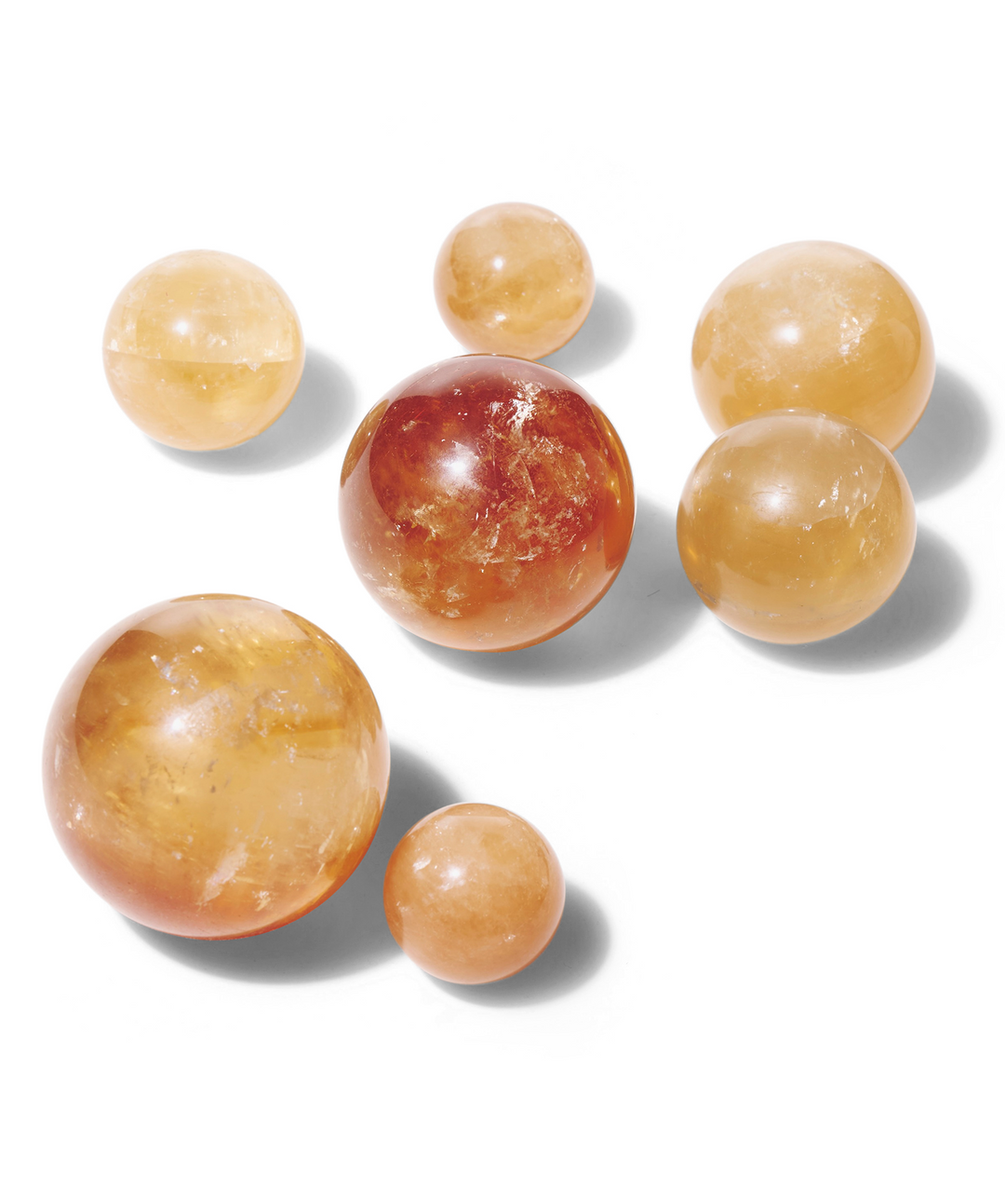 Honey Calcite Sphere