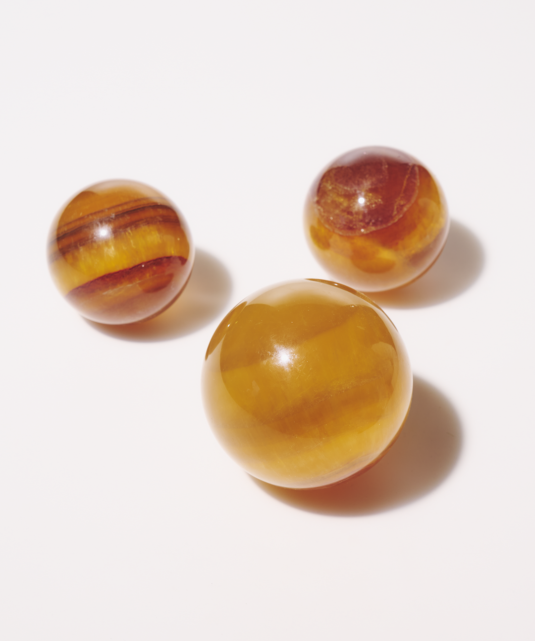Yellow Fluorite Sphere