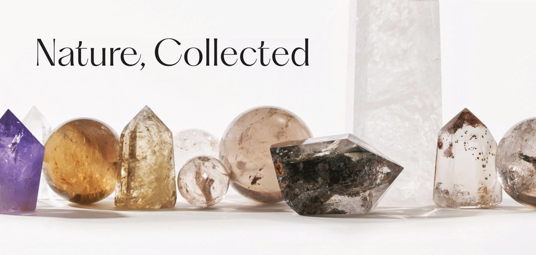 A closer look at the timeless beauty of crystals—and the quiet way they become part of the spaces we inhabit.