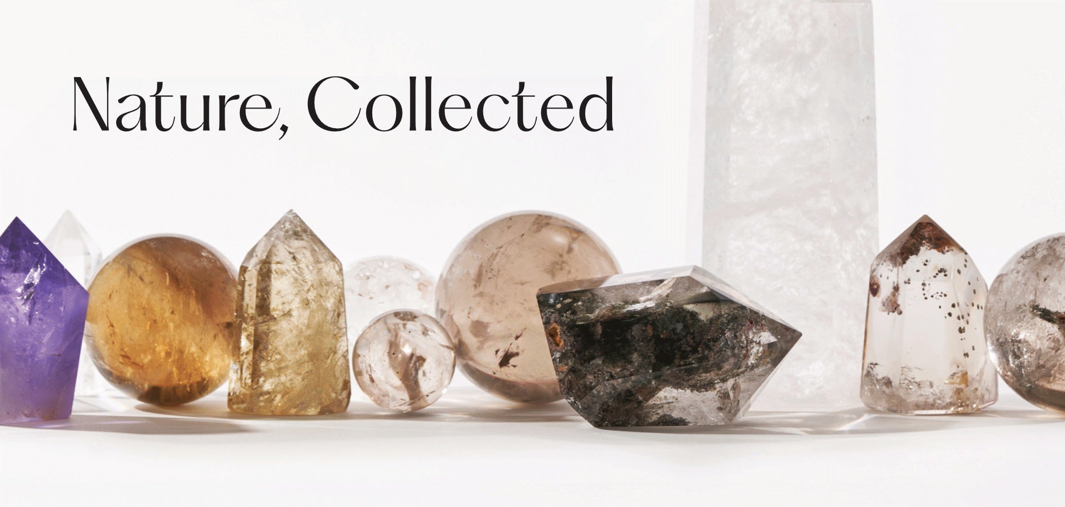 A closer look at the timeless beauty of crystals—and the quiet way they become part of the spaces we inhabit.