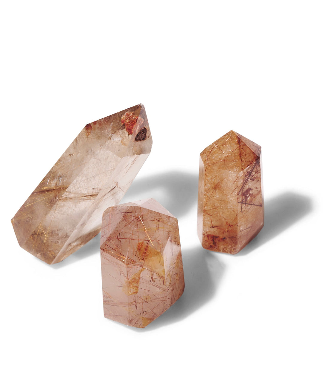 Copper Rutilated Quartz Obelisk